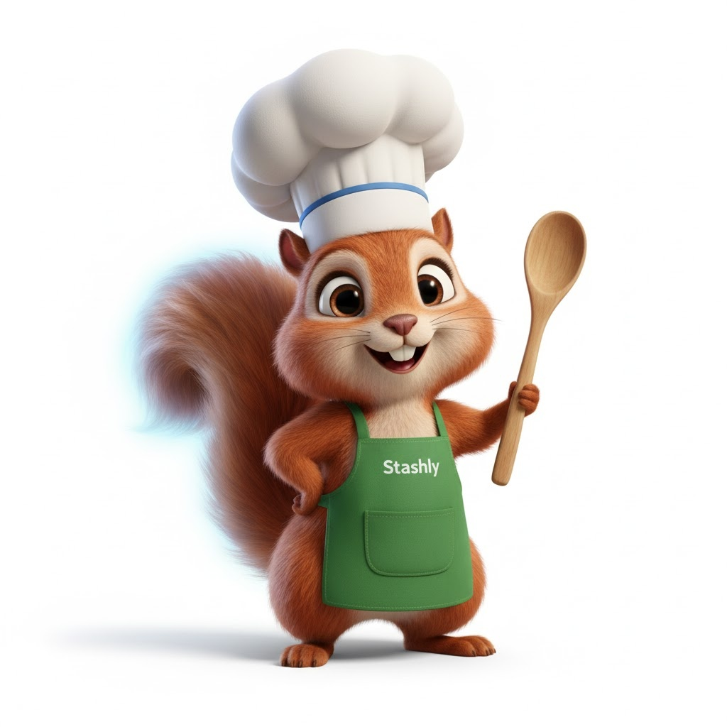 Chef Squirrel Mascot